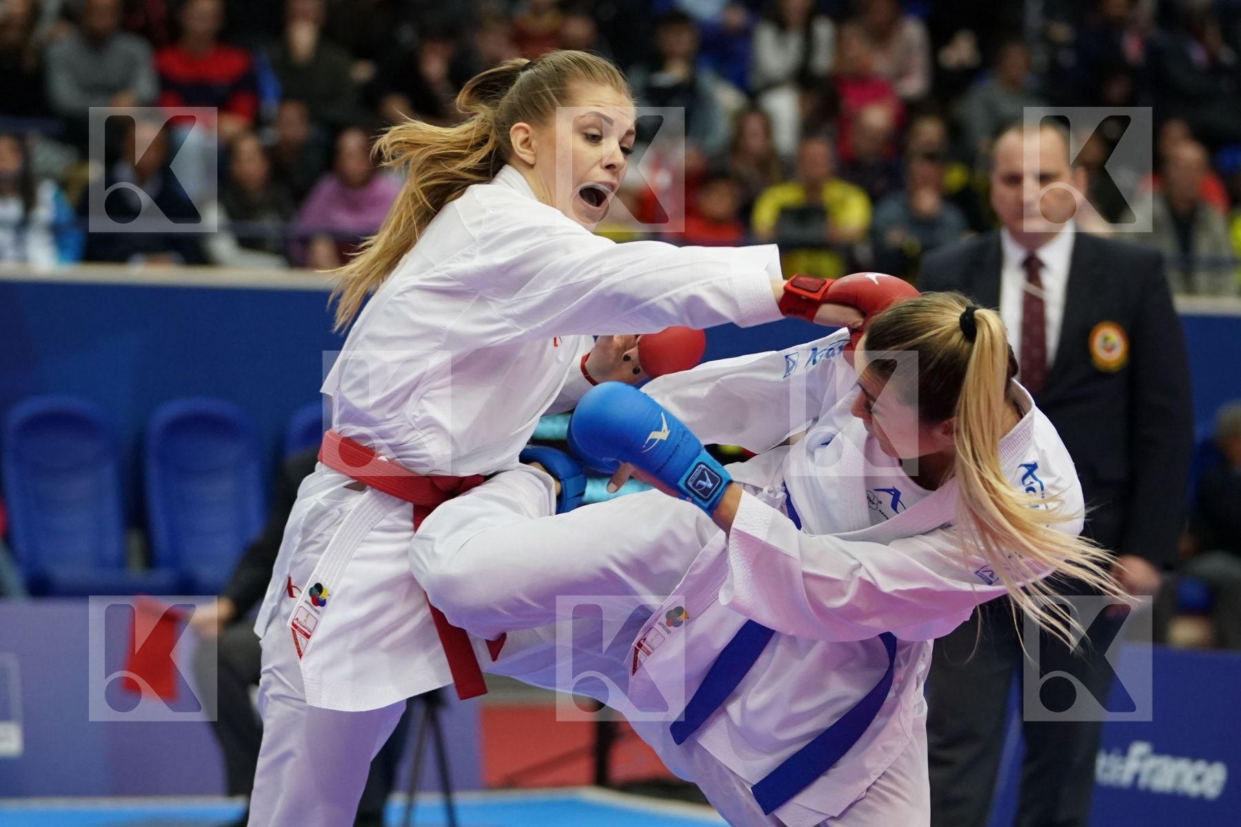 BANASZCZYK DOROTA (POLAND) vs TERLIUGA ANZHELIKA (UKRAINE) in Senior Kumite -55 Kg - Gold bout