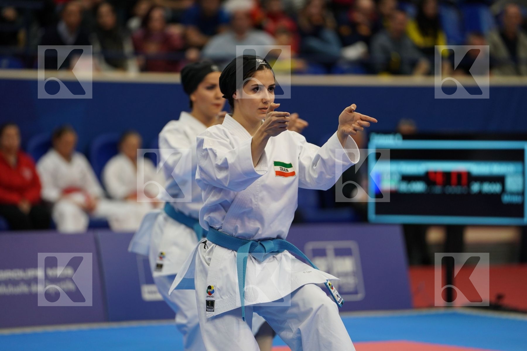 IRAN in Senior Team Female Kata - Gold bout