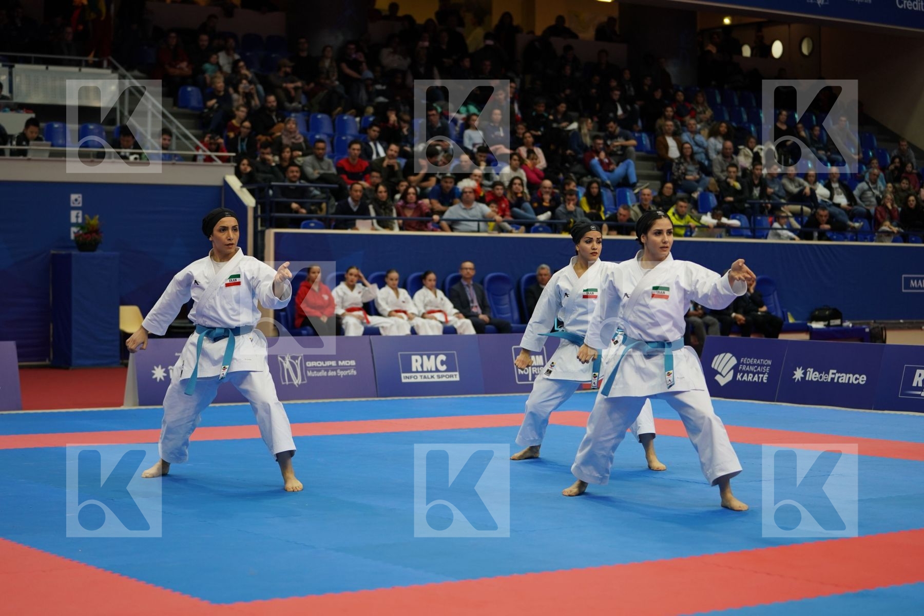 IRAN in Senior Team Female Kata - Gold bout