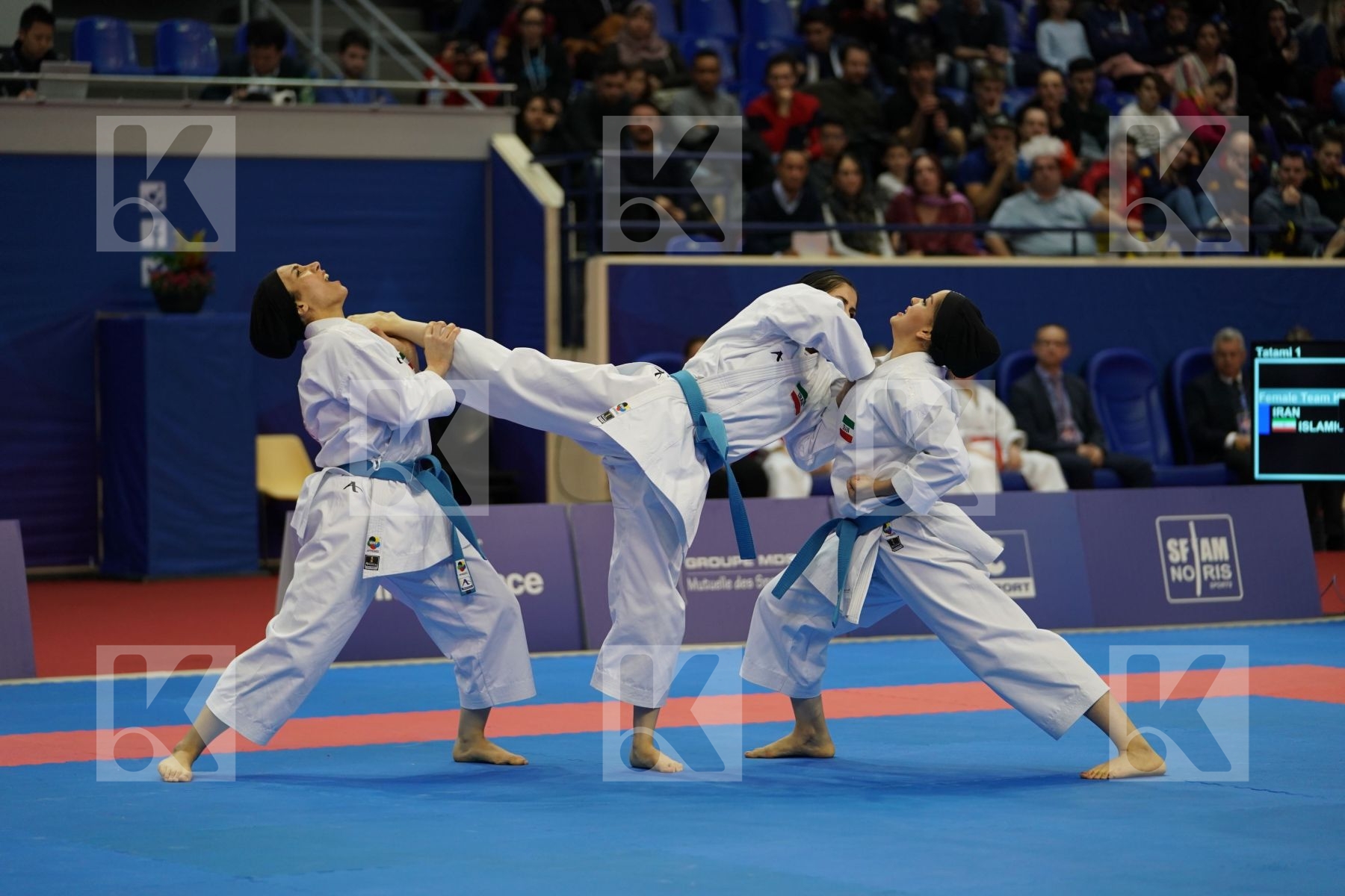 IRAN in Senior Team Female Kata - Gold bout