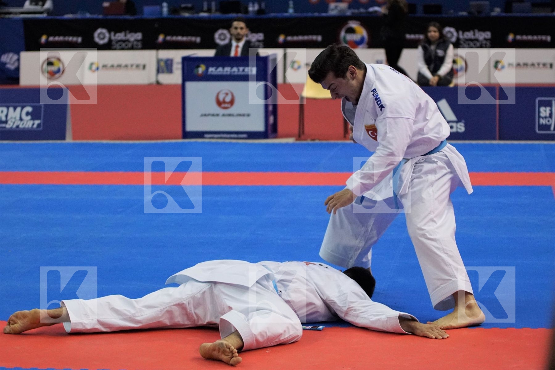 Spain vs. Turkey in Male Team Kata - Gold match