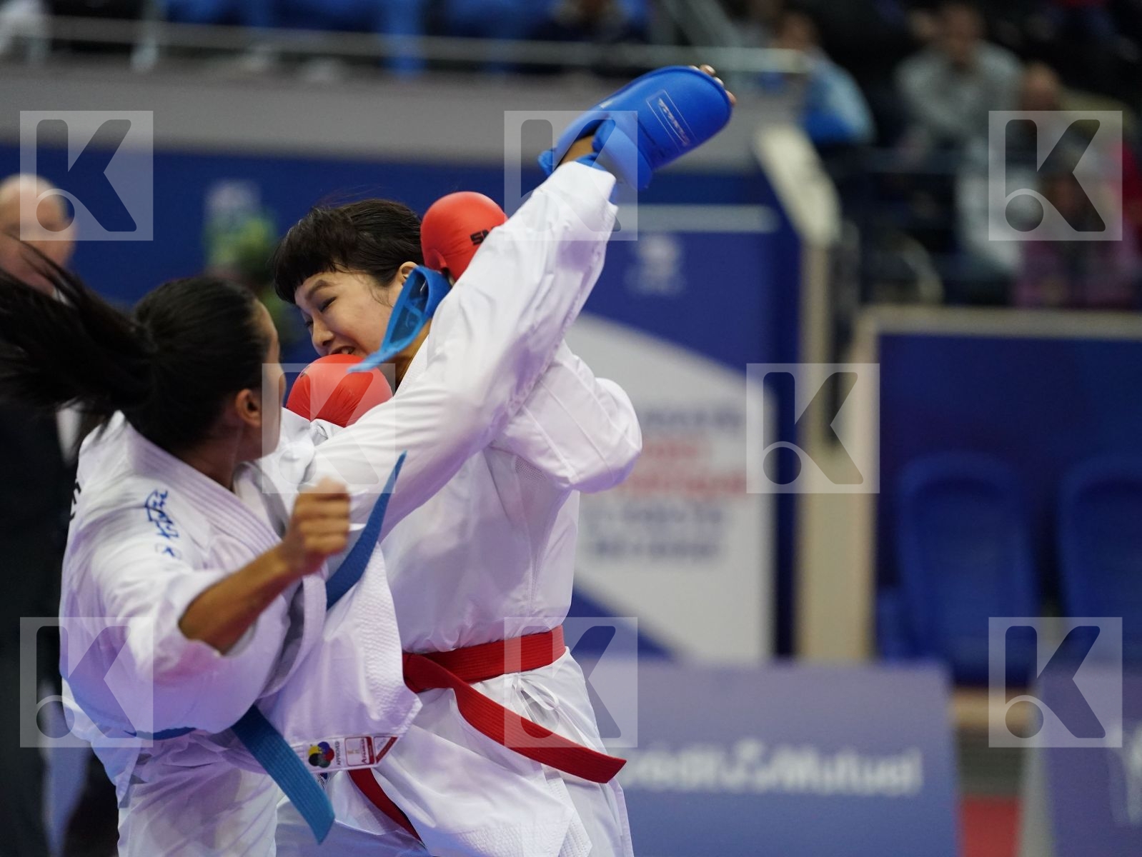 TSUKII JUNNA (PHILIPPINES) vs SALAZAR YORGELIS (VENUZUELA) in Senior Kumite -50 Kg - Bronze bout