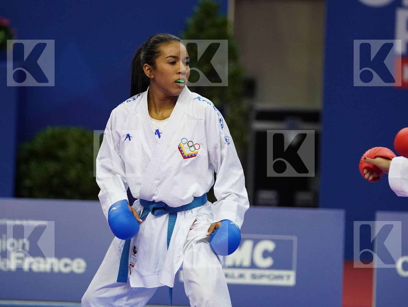 TSUKII JUNNA (PHILIPPINES) vs SALAZAR YORGELIS (VENUZUELA) in Senior Kumite -50 Kg - Bronze bout