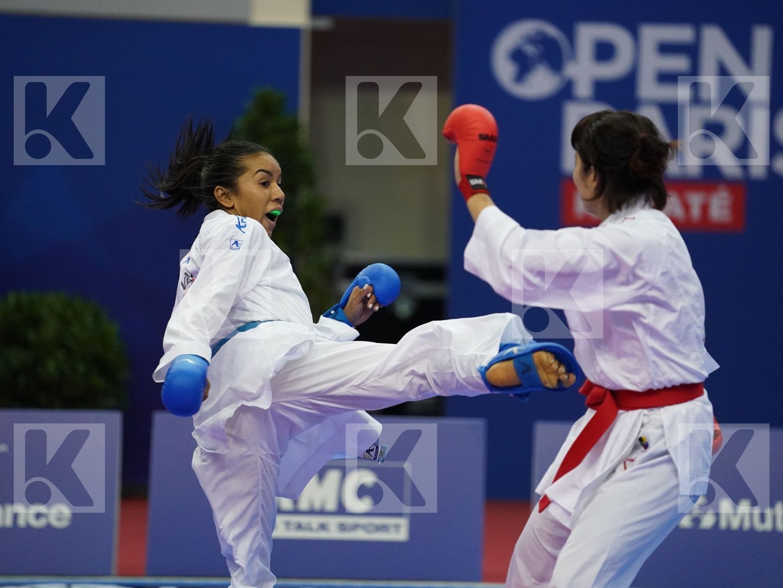TSUKII JUNNA (PHILIPPINES) vs SALAZAR YORGELIS (VENUZUELA) in Senior Kumite -50 Kg - Bronze bout