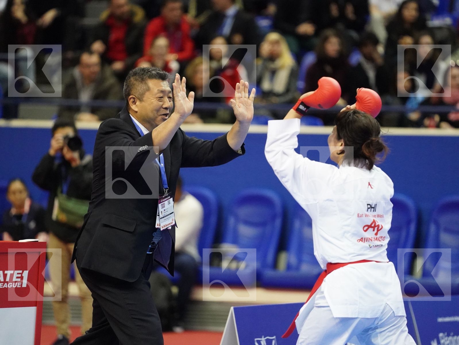 TSUKII JUNNA (PHILIPPINES) vs SALAZAR YORGELIS (VENUZUELA) in Senior Kumite -50 Kg - Bronze bout