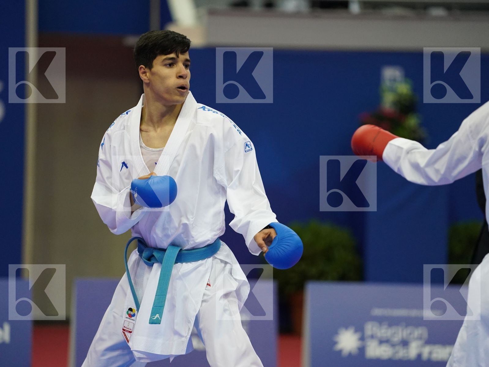 SAGO NAOTO (JAPAN) vs EDARI OUSSAMA (MOROCCO) in Senior Kumite -60 Kg - Bronze bout