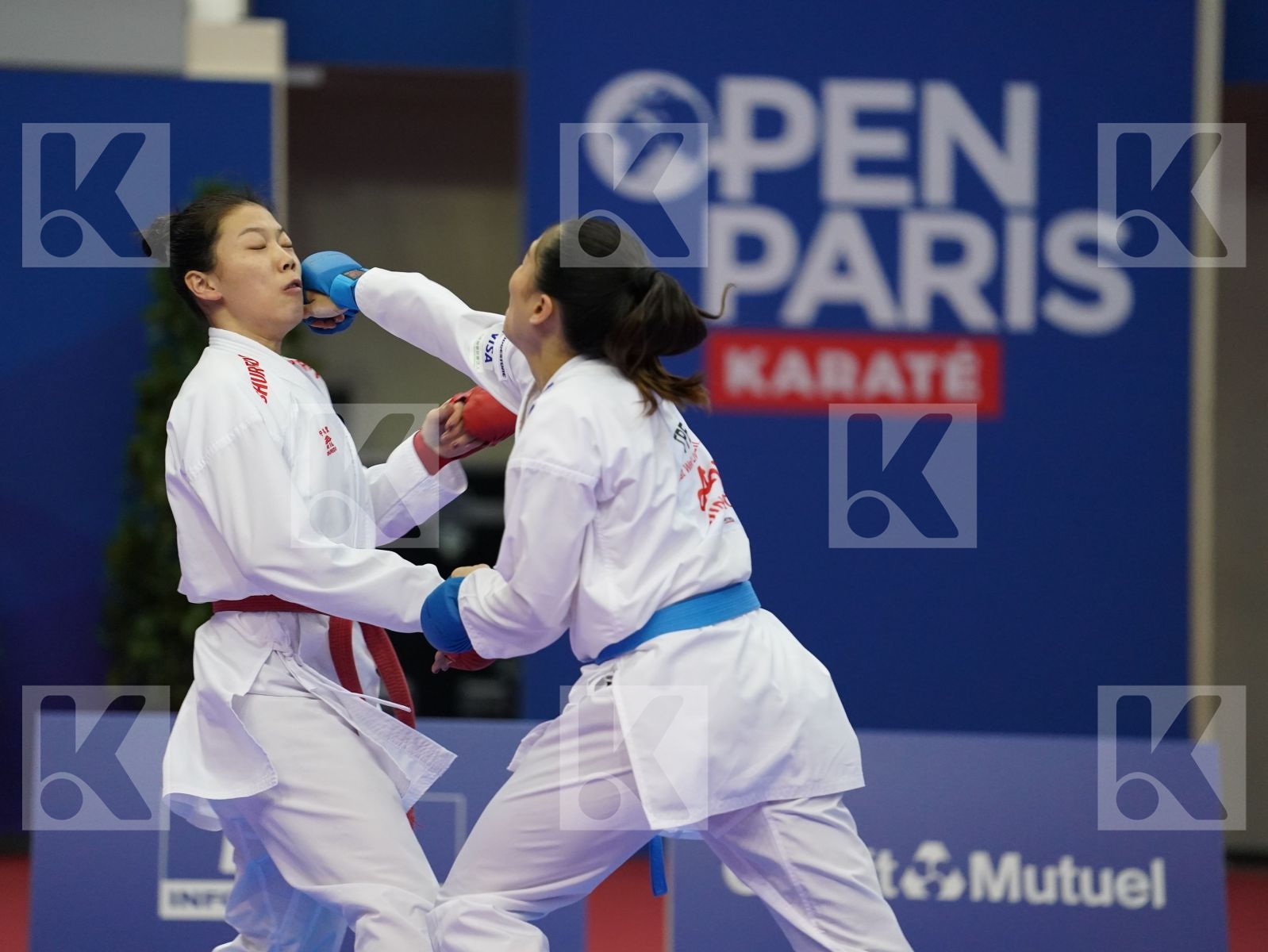 DING JIAMEI (CHINA) vs WEN TZU-YUN (TPE) in Senior Kumite -55 Kg - Bronze bout