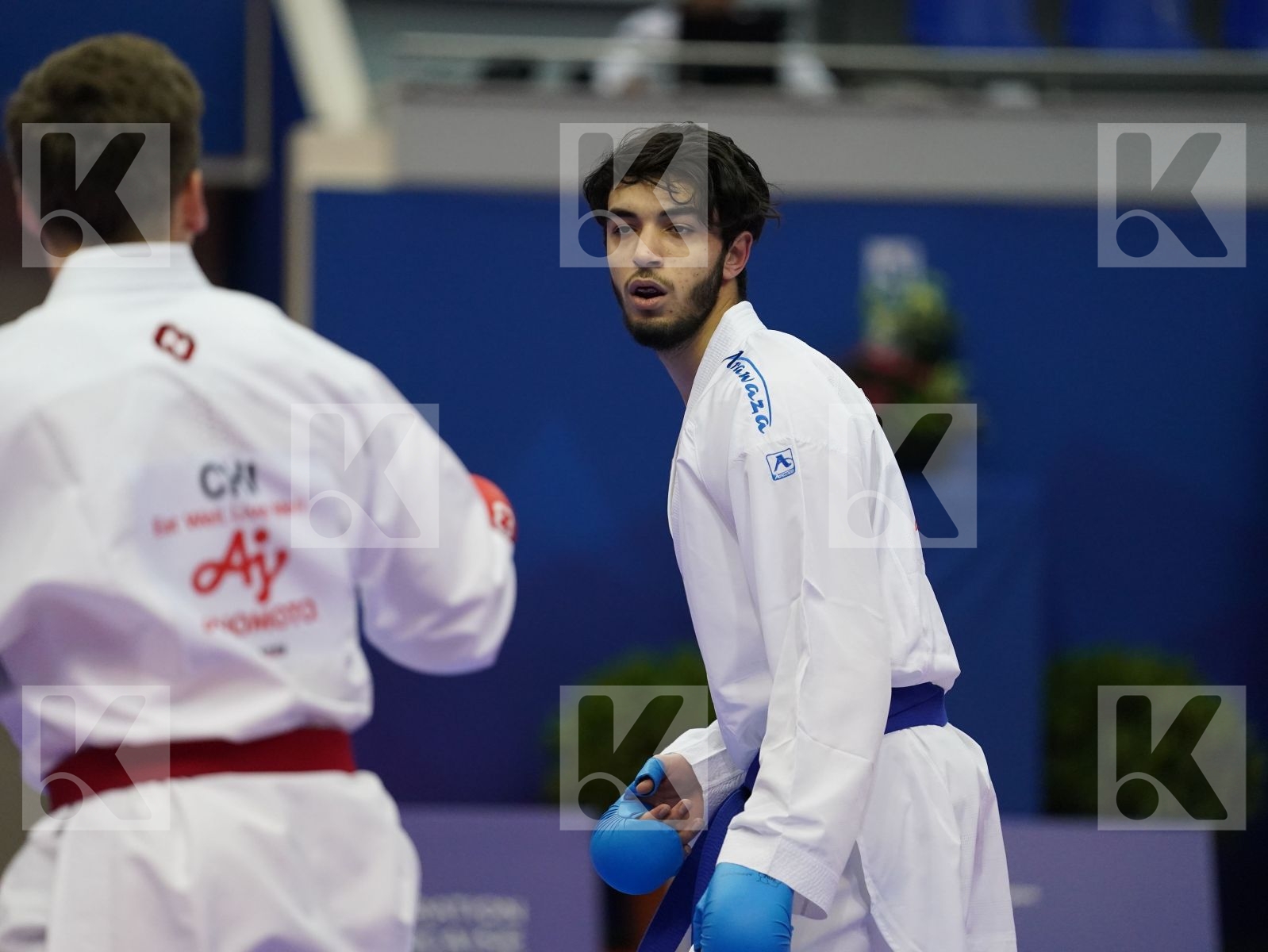 VELOZO CAMILO (CHILE) vs LAMOTTE YANIS (FRANCE) in Senior Kumite -67 Kg - Bronze bout