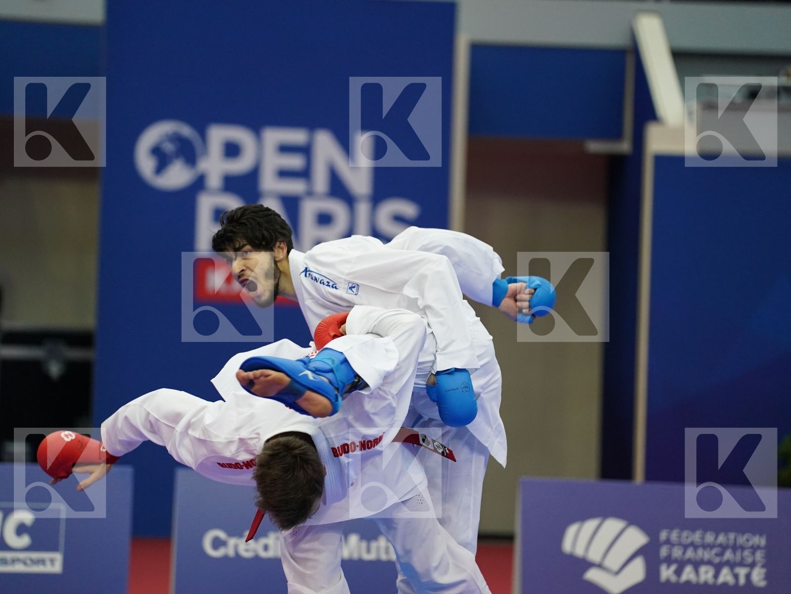 VELOZO CAMILO (CHILE) vs LAMOTTE YANIS (FRANCE) in Senior Kumite -67 Kg - Bronze bout