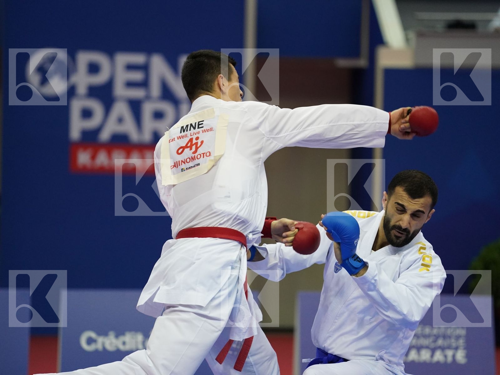 MALOVIC NIKOLA (MONTENEGRO) vs AKTAS UGUR (TURKEY) in Senior Kumite -84 Kg - Bronze bout