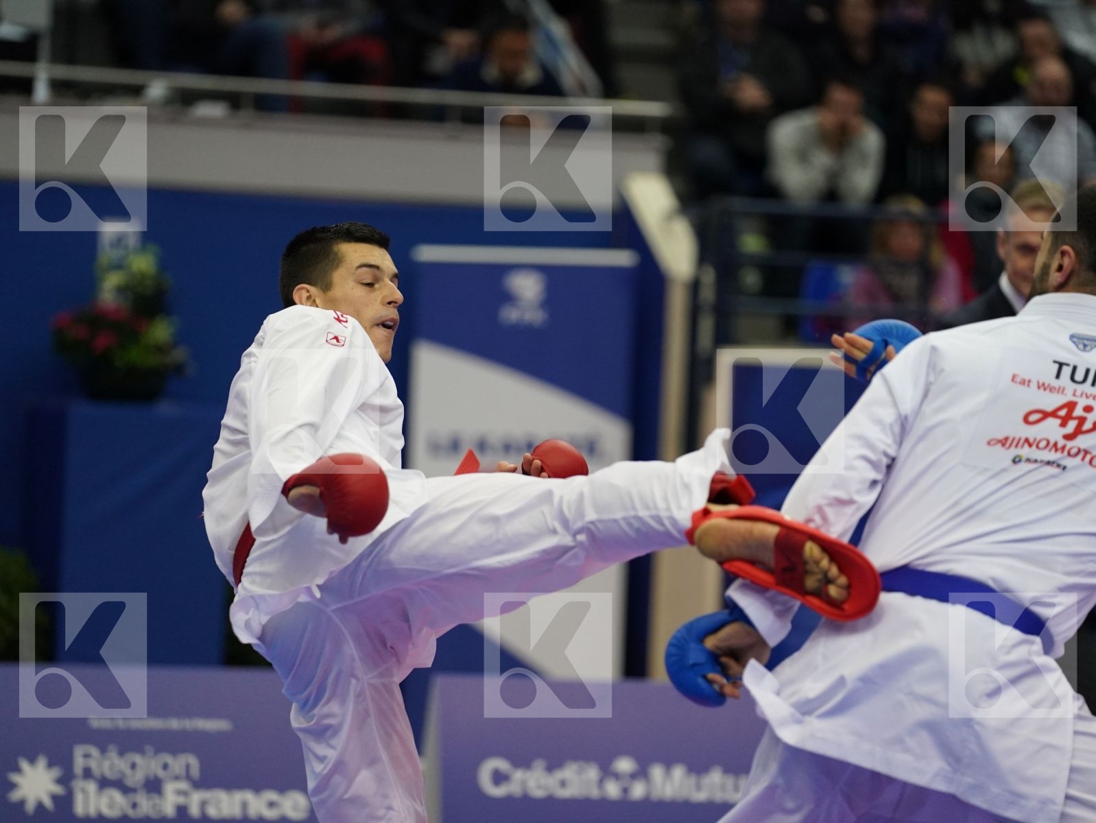 MALOVIC NIKOLA (MONTENEGRO) vs AKTAS UGUR (TURKEY) in Senior Kumite -84 Kg - Bronze bout