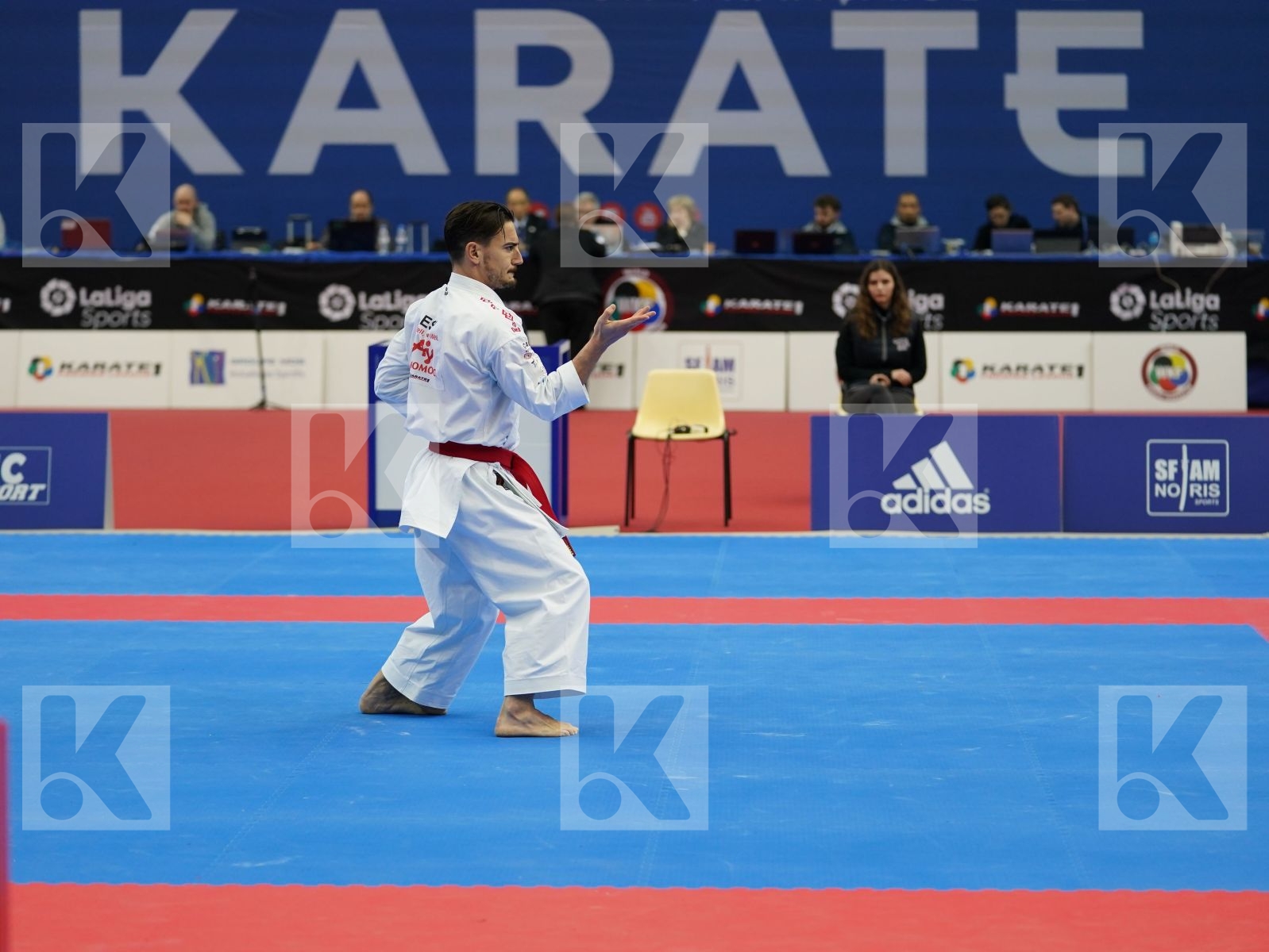 QUINTERO CAPDEVILA DAMIAN HUGO (SPAIN) in Senior Male Kata - Gold bout