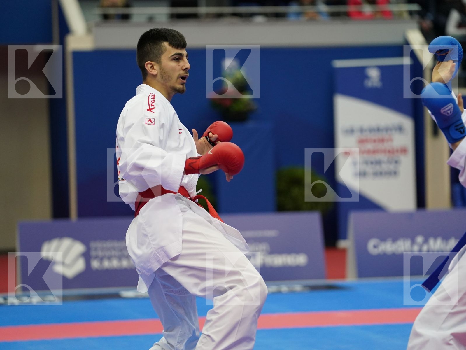 SAMDAN ERAY (TURKEY) vs ASSADILOV DARKHAN (KAZAKHSTAN) in Senior Kumite -60 Kg - Gold bout
