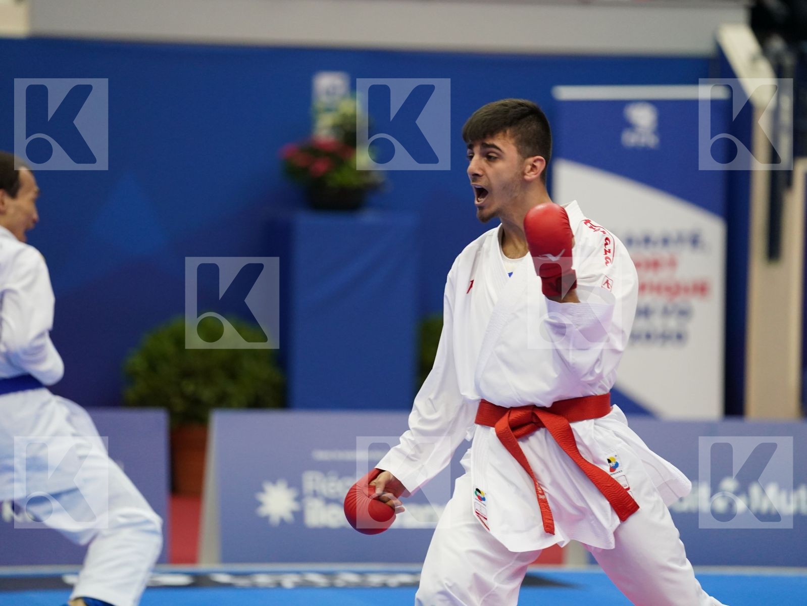 SAMDAN ERAY (TURKEY) vs ASSADILOV DARKHAN (KAZAKHSTAN) in Senior Kumite -60 Kg - Gold bout