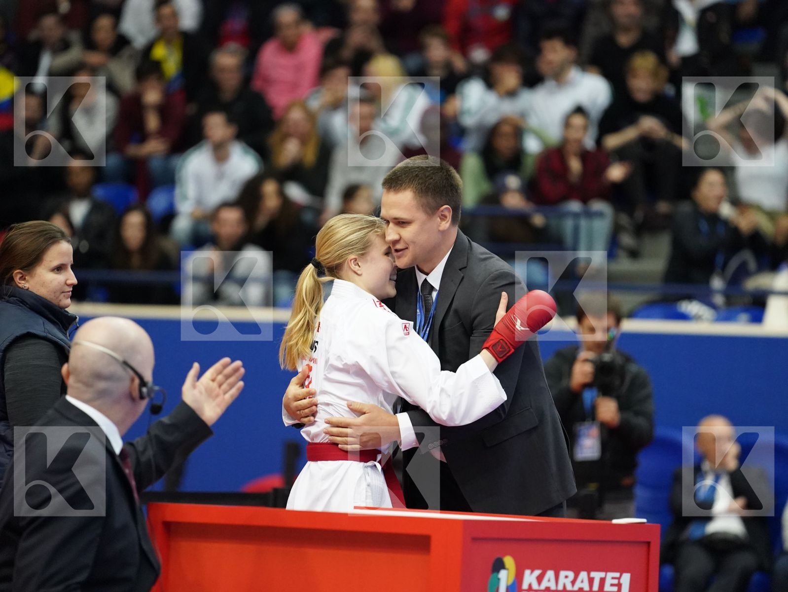 CHERNYSHEVA ANNA (RUSSIA) vs TERLIUGA ANZHELIKA (UKRAINE) in Senior Kumite -55 Kg - Gold bout