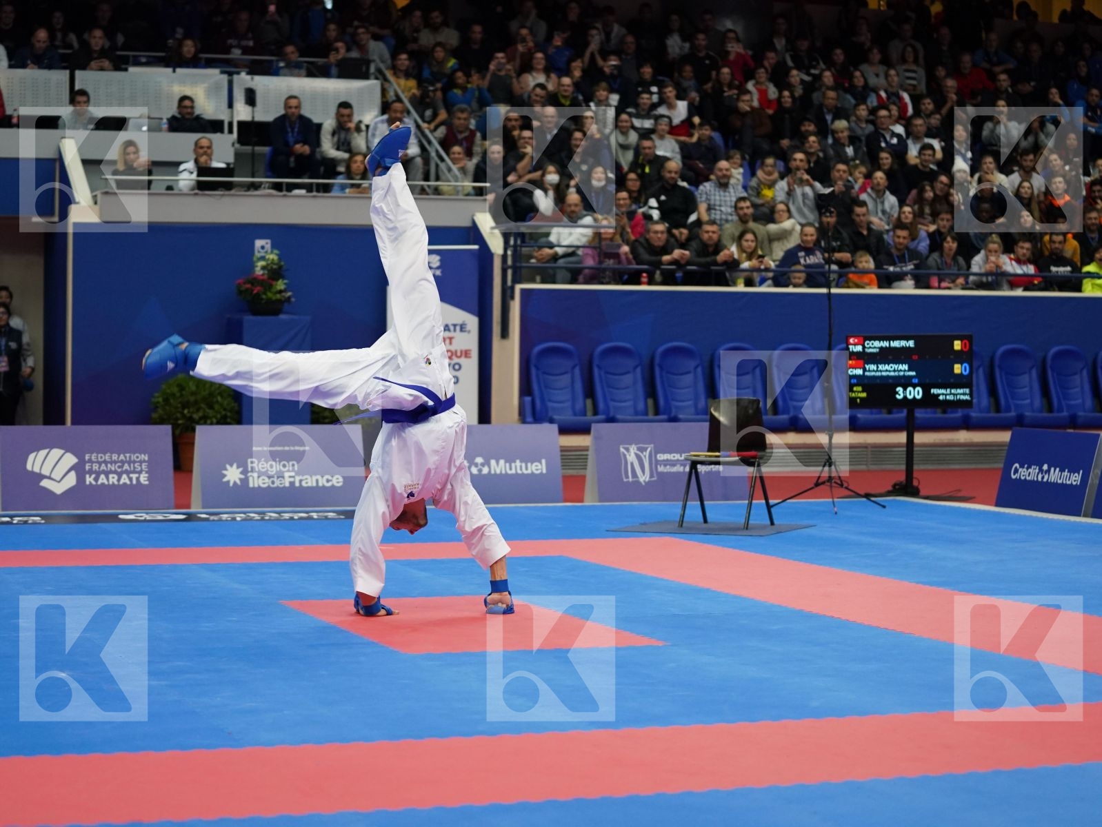 MARESCA LUCA (ITALY) vs DACOSTA STEVEN (FRANCE) in Senior Kumite -67 Kg - Gold bout
