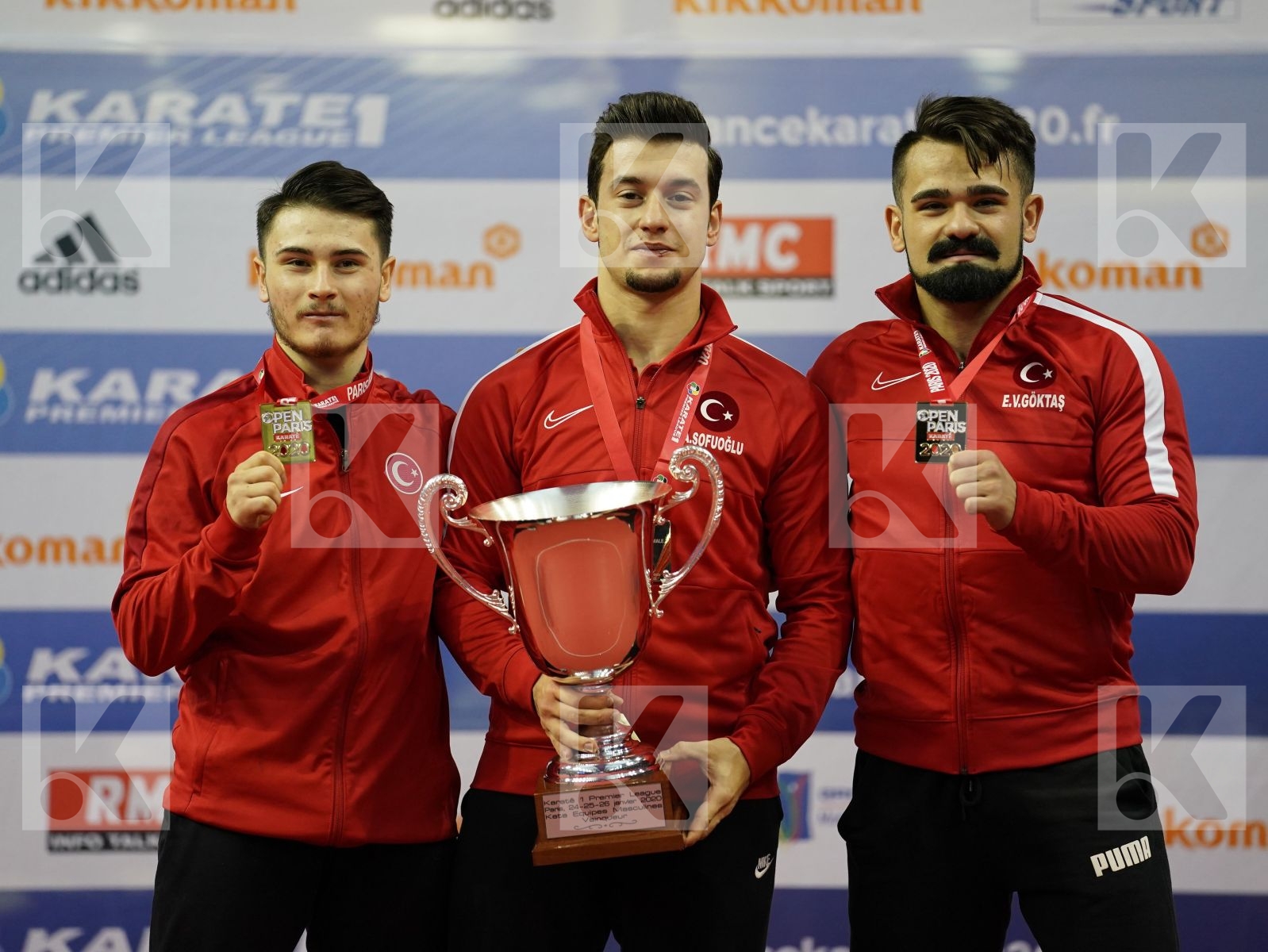 TURKEY in Senior Team Male Kata - Podium ceremony