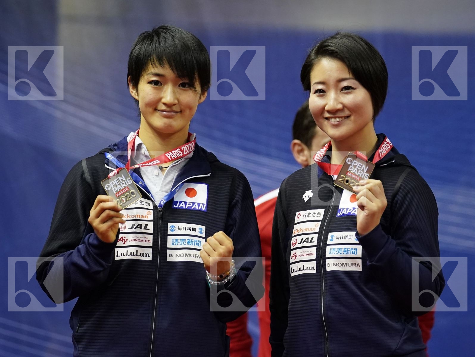 Bronze Podium ceremony