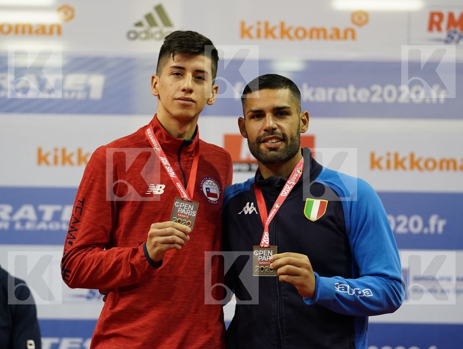 Bronze Podium ceremony