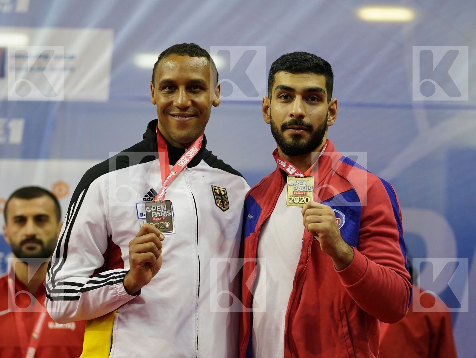 Bronze Podium ceremony