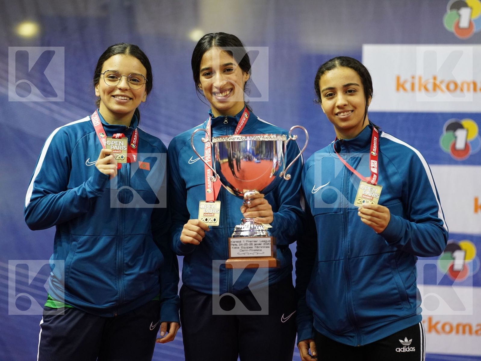 Bronze Podium ceremony