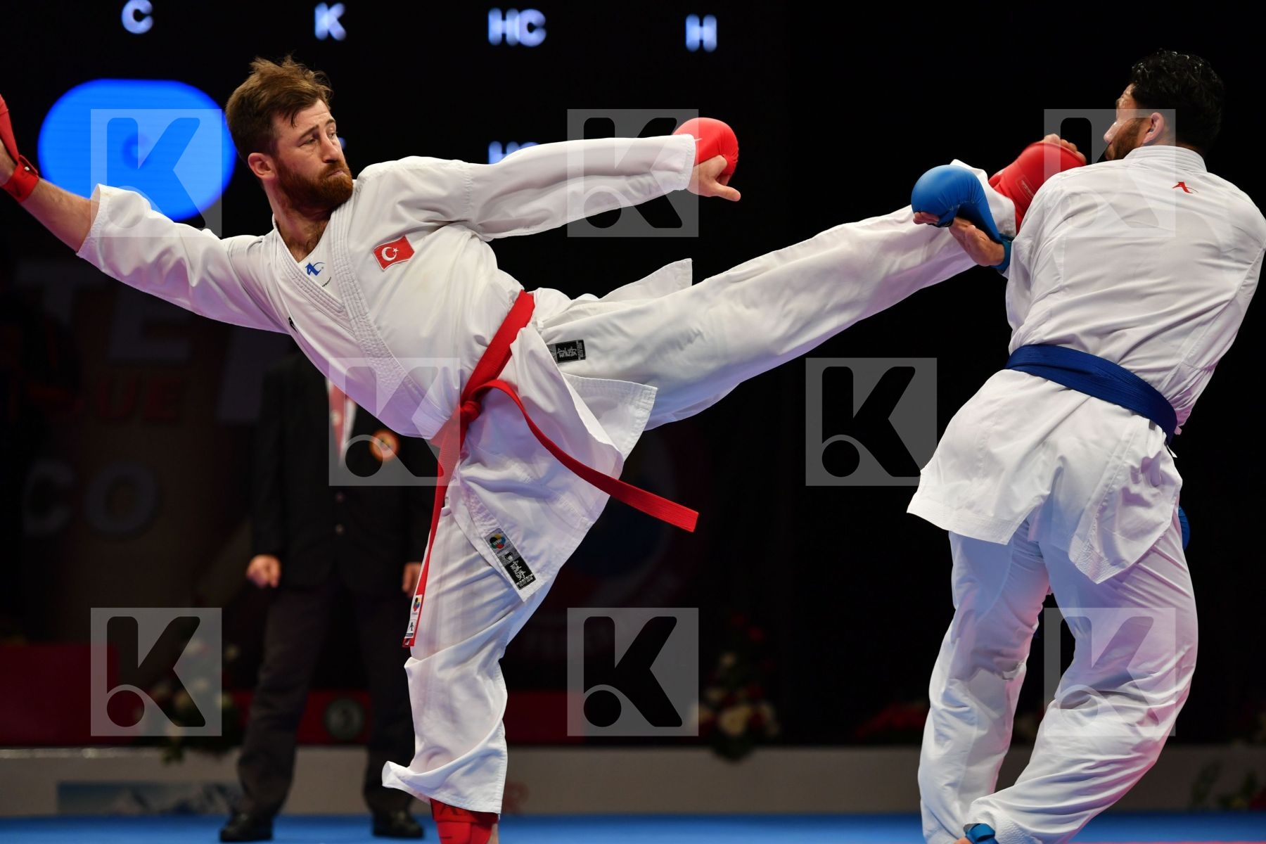 Egypt Elasfar Ahmed Erkan Enes Male kumite 84+ kg Turkey