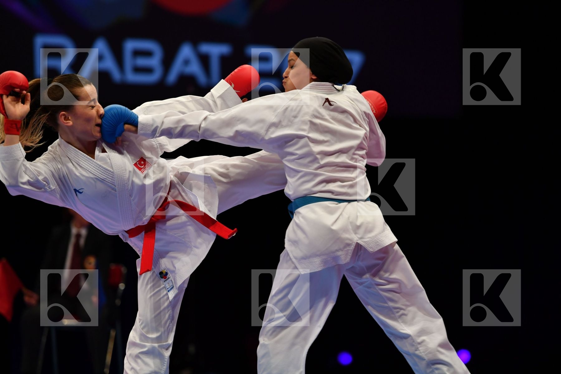 Egypt Female kumite -50 kg Ozcelik Serap Sayed Radwa Turkey