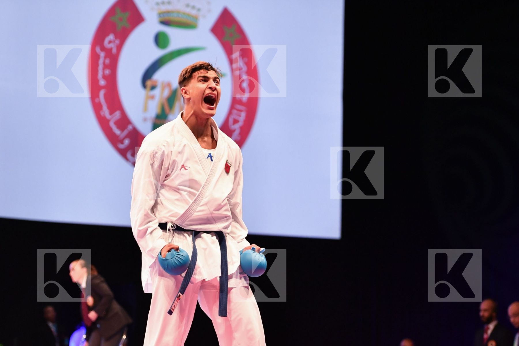 Diop Ablaye France Male kumite 84+ kg Morocco Ouchen Achraf