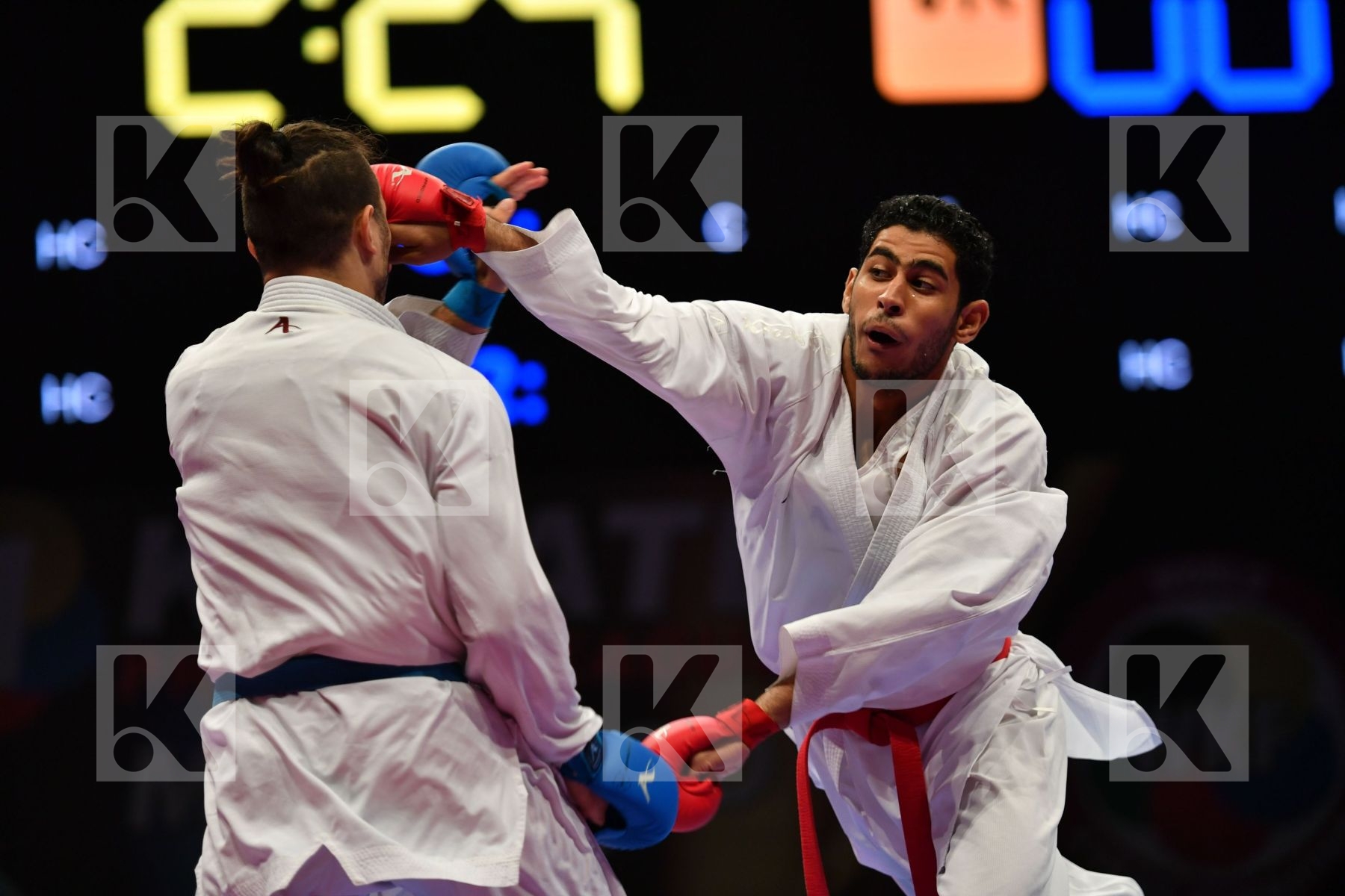 Amargos Miguel Argentina Egypt El kotby Mohamed Male kumite -84