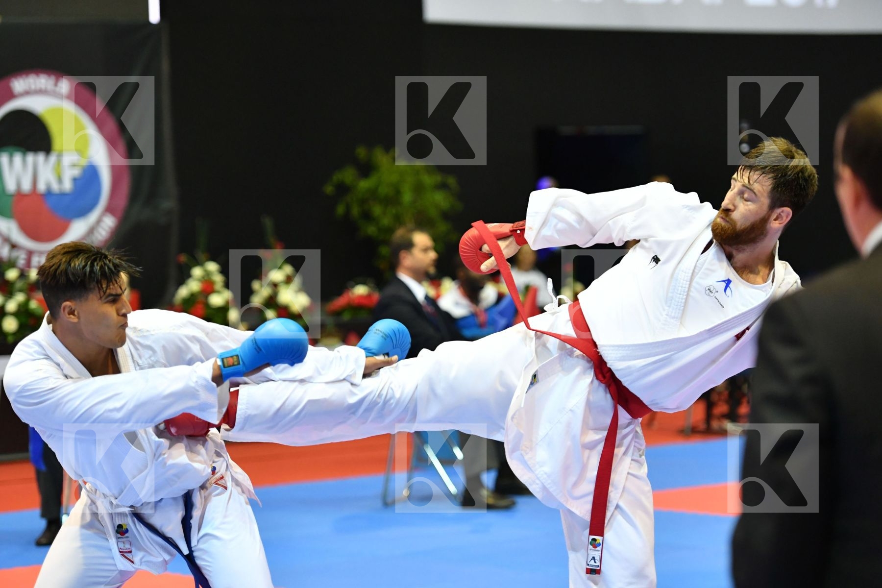 Erkan Enes Male kumite 84+ kg Morocco Ouchen Achraf Turkey