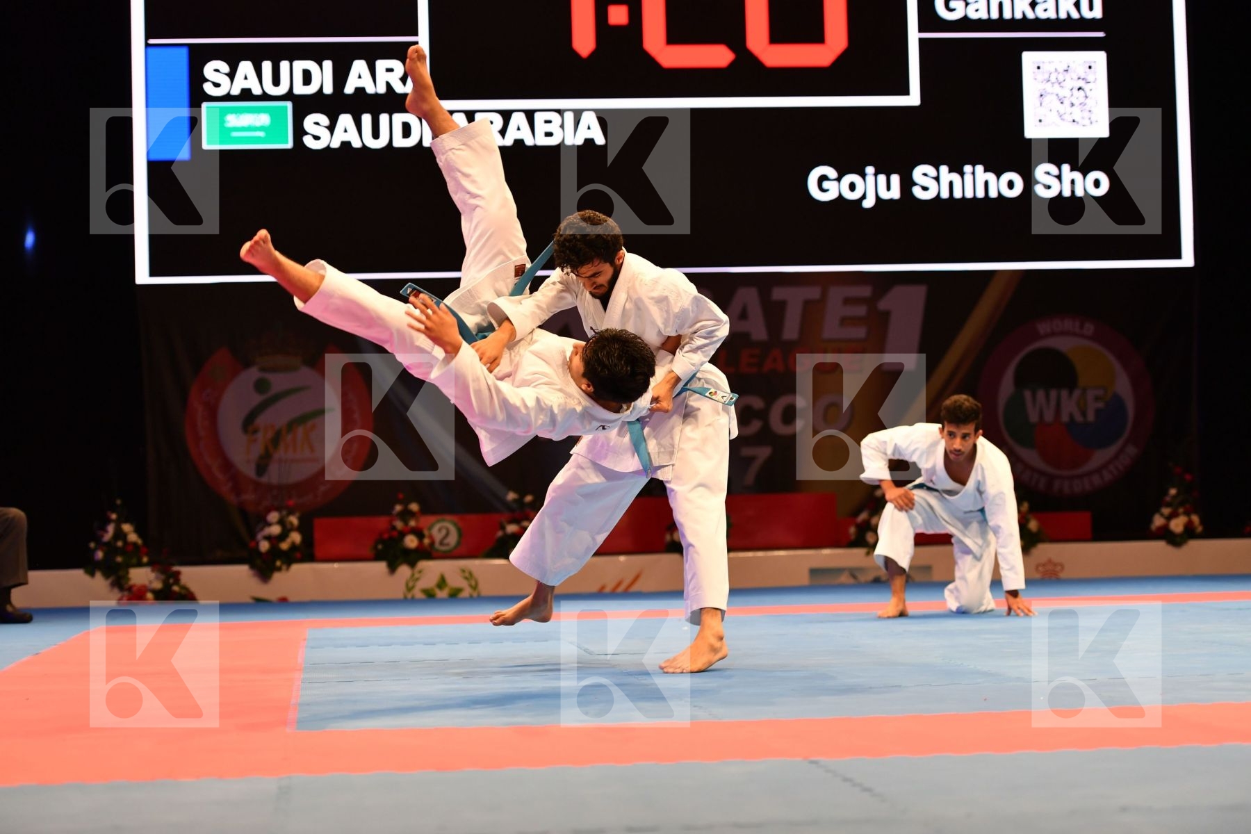 Goju shiho sho Male team kata Saudi arabia
