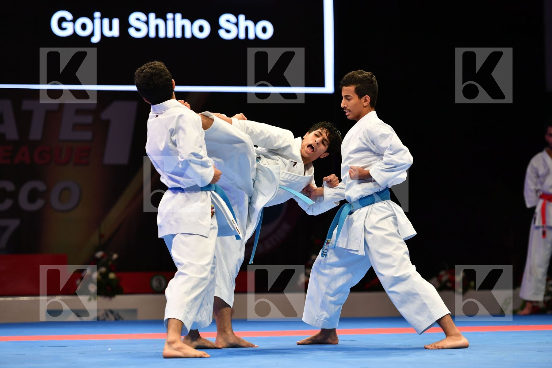 Goju shiho sho Male team kata Saudi arabia