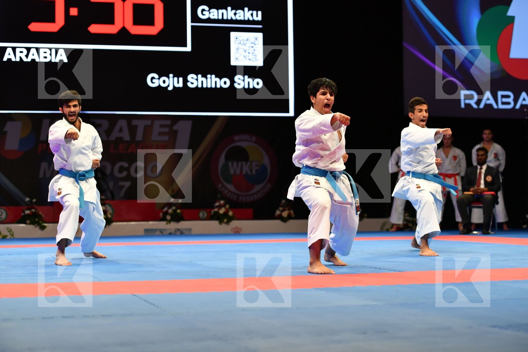 Goju shiho sho Male team kata Saudi arabia