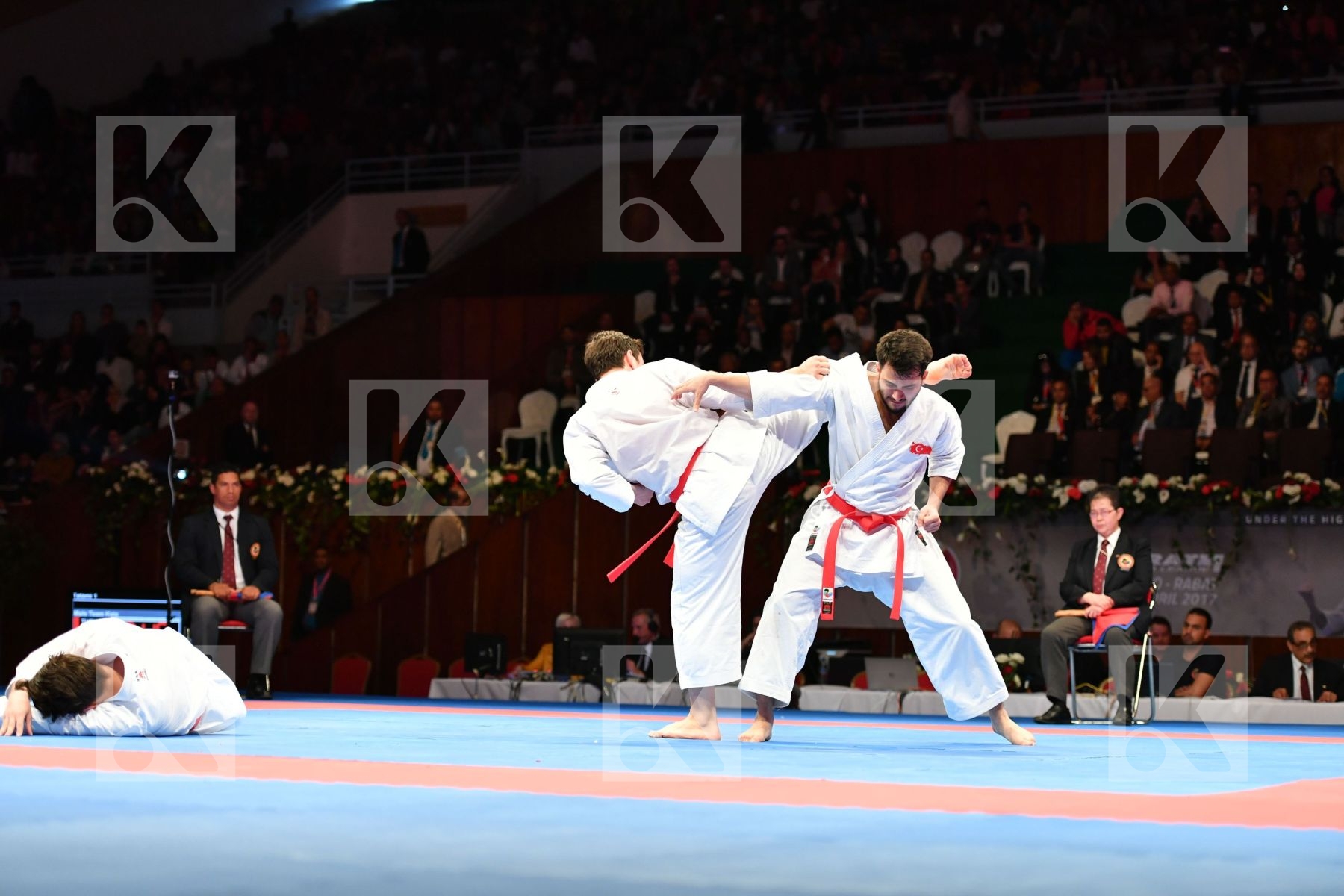 Gankaku Male team kata Turkey Turkey Turkey