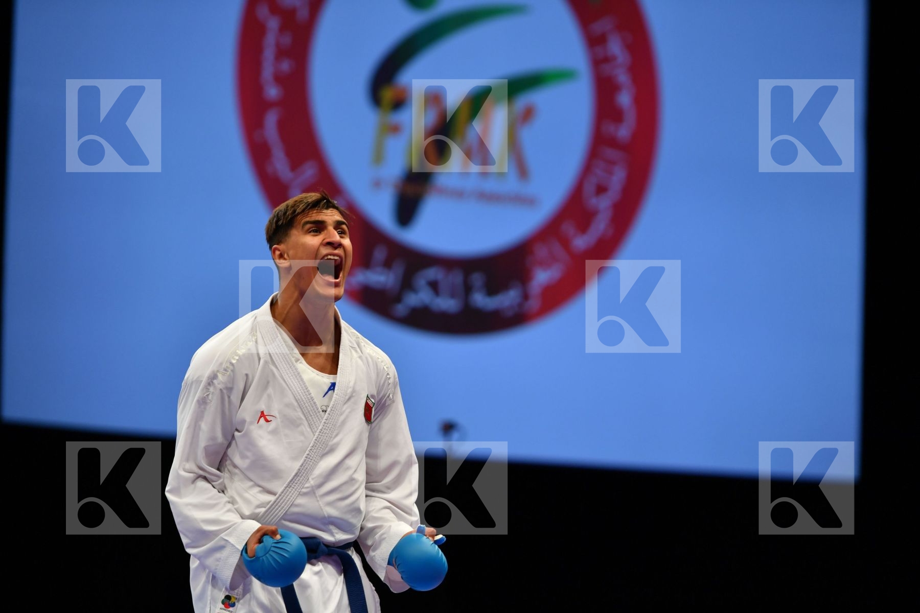 Diop Ablaye France Male kumite 84+ kg Morocco Ouchen Achraf