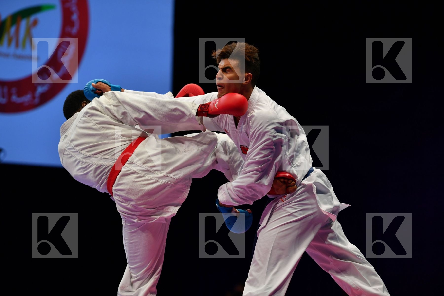 Diop Ablaye France Male kumite 84+ kg Morocco Ouchen Achraf