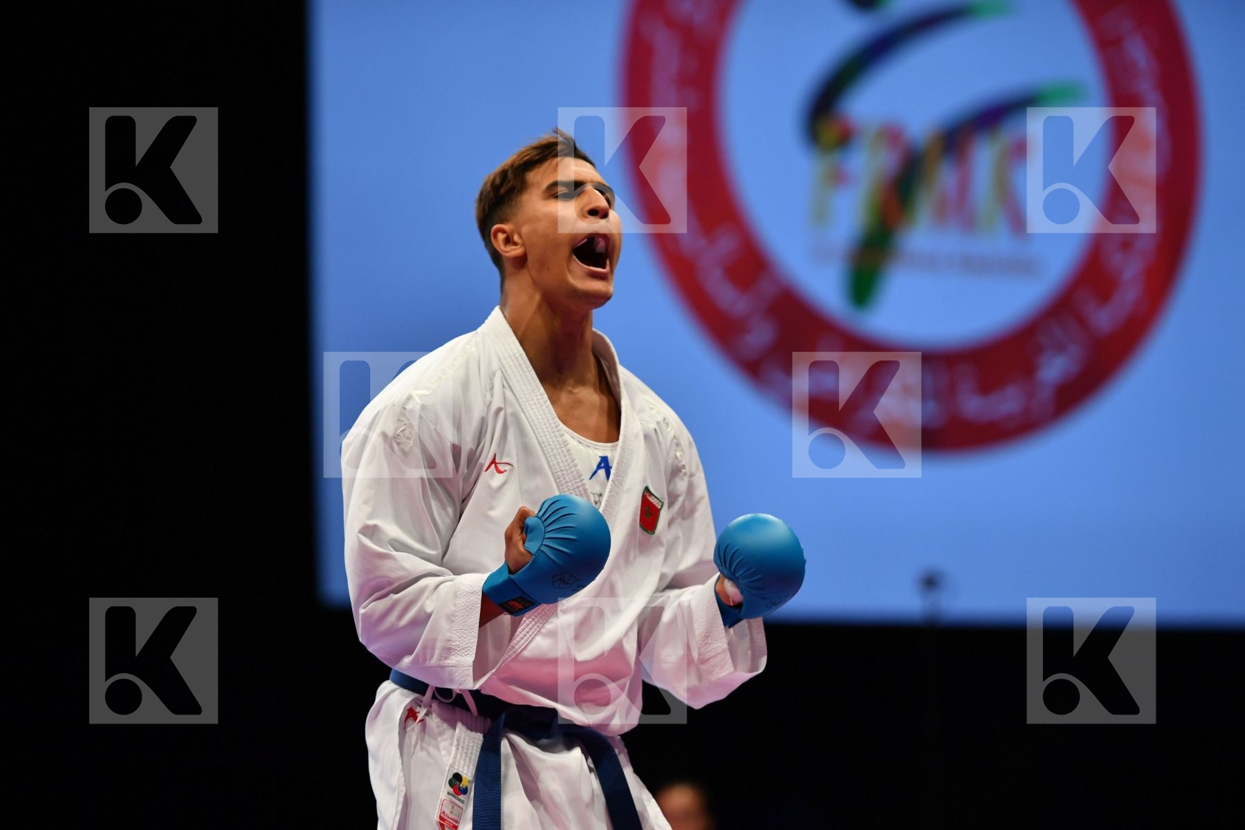 Diop Ablaye France Male kumite 84+ kg Morocco Ouchen Achraf