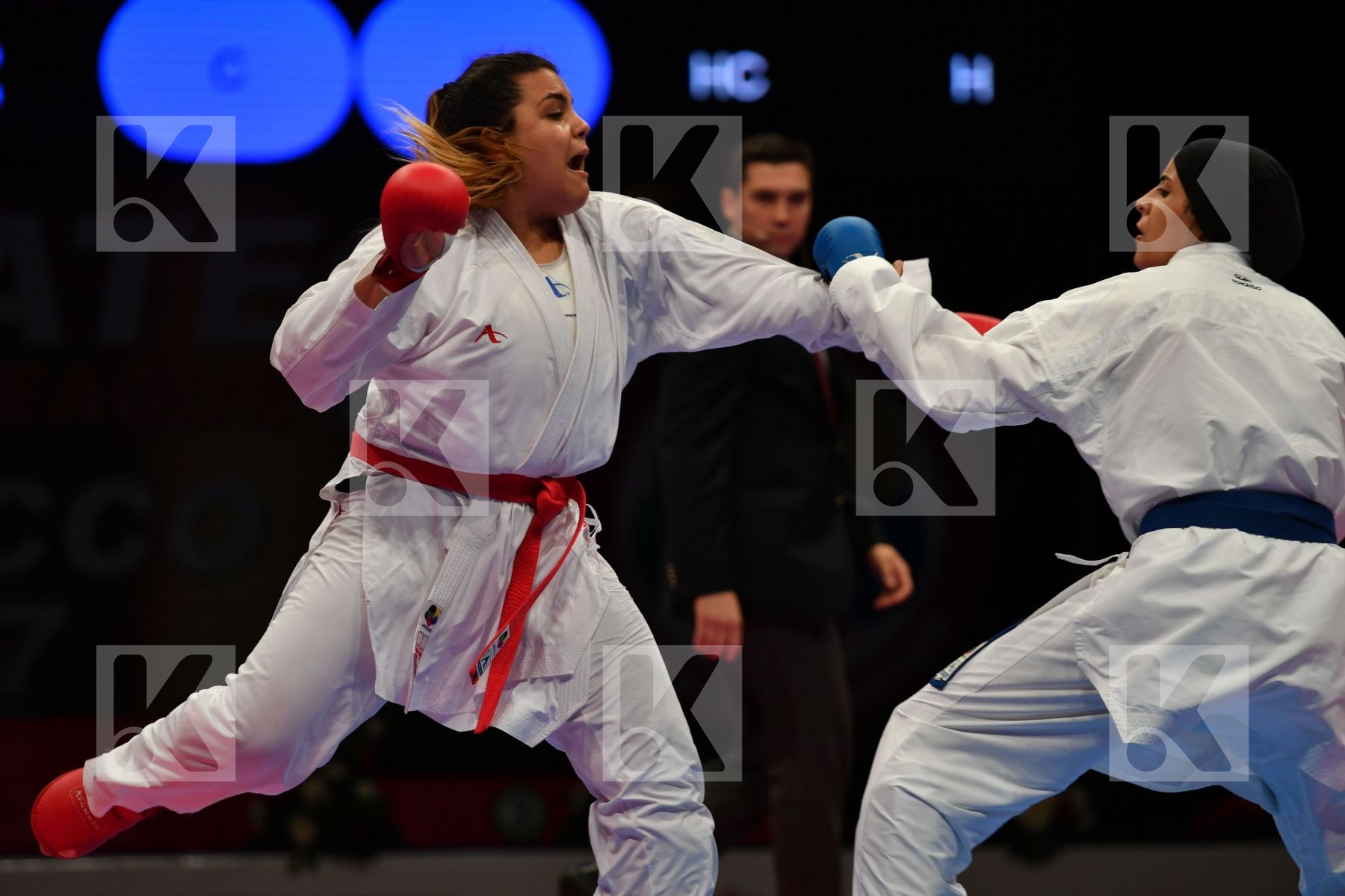 Abdelaziz Feryal Egypt Female kumite 68+ kg Jami Chahnez Tunisia