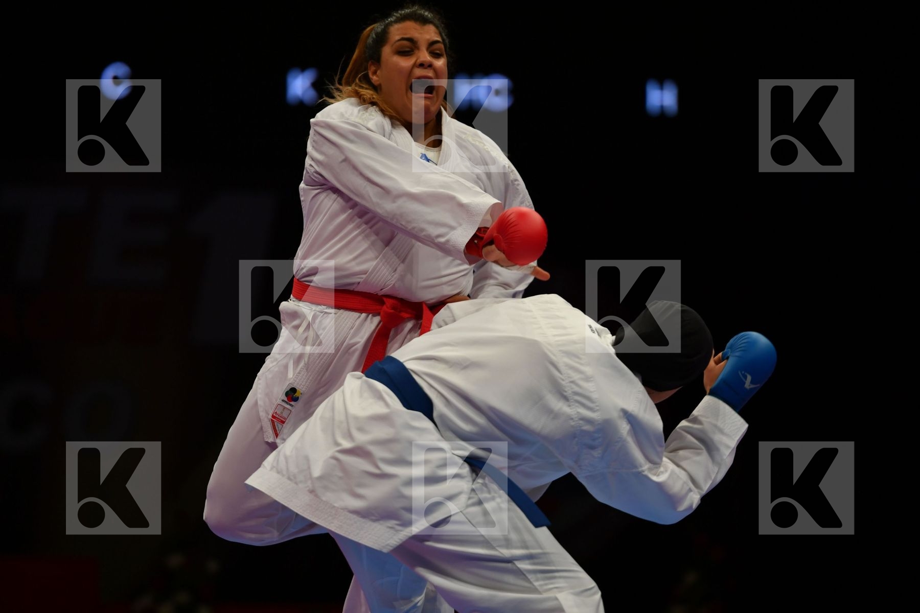 Abdelaziz Feryal Egypt Female kumite 68+ kg Jami Chahnez Tunisia