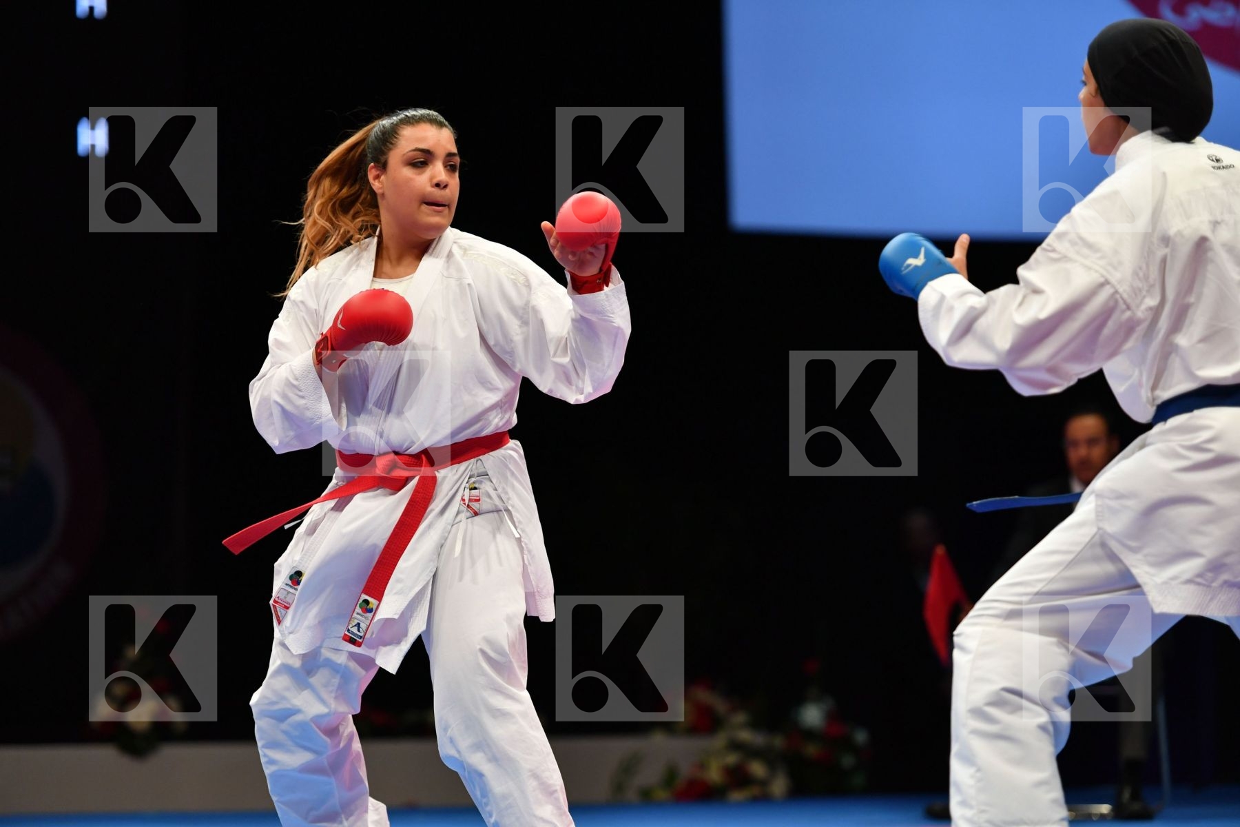 Abdelaziz Feryal Egypt Female kumite 68+ kg Jami Chahnez Tunisia