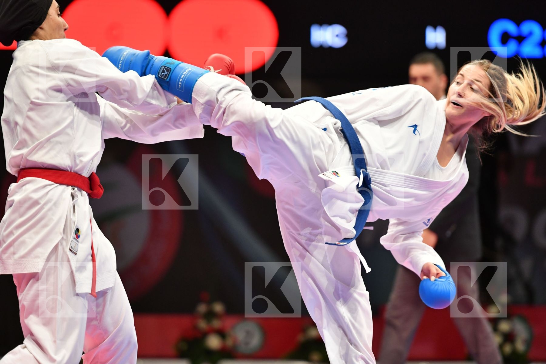 Egypt Female kumite -68 kg France Mohamed Nada Zaretska Iryna