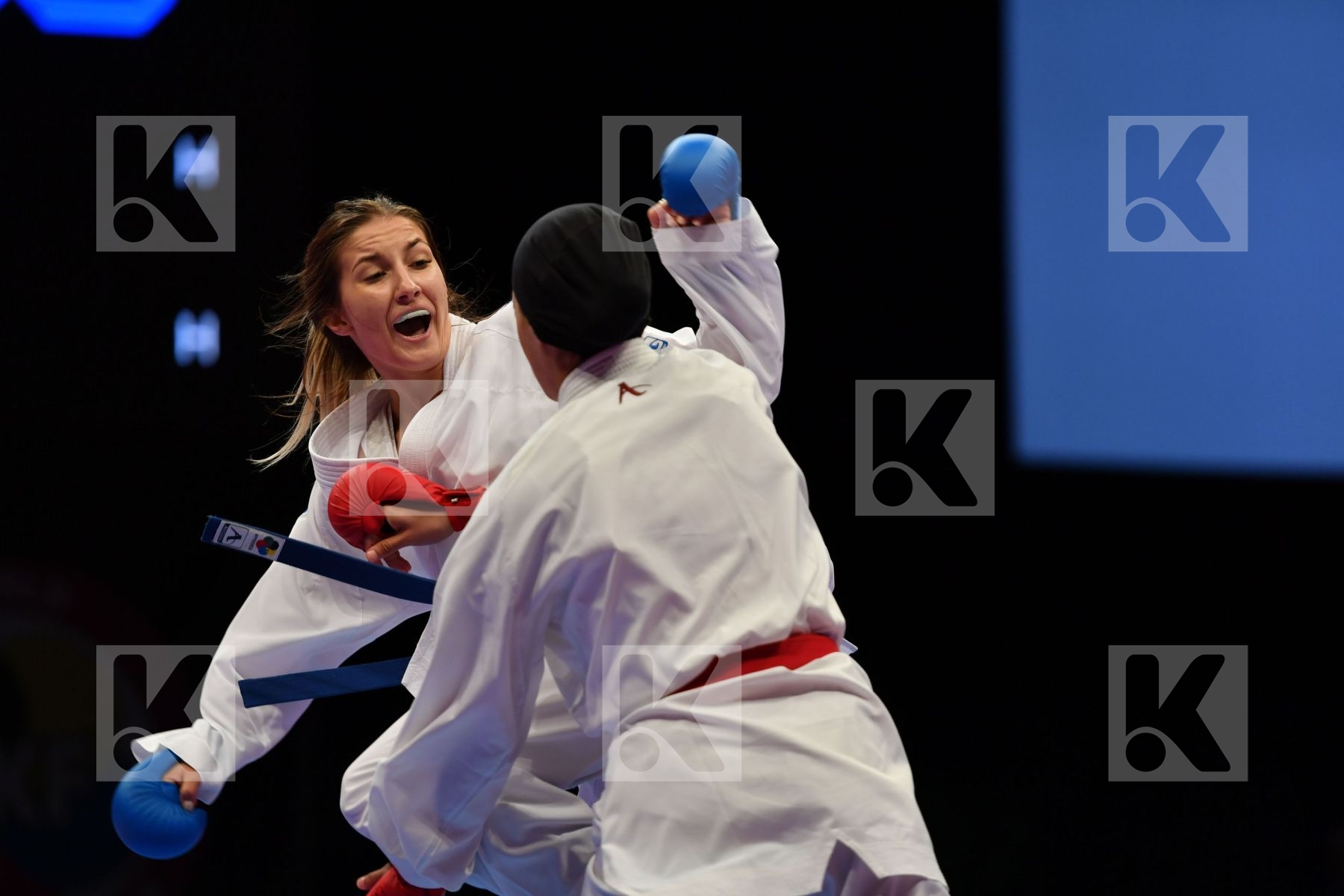 Egypt Female kumite -68 kg France Mohamed Nada Zaretska Iryna