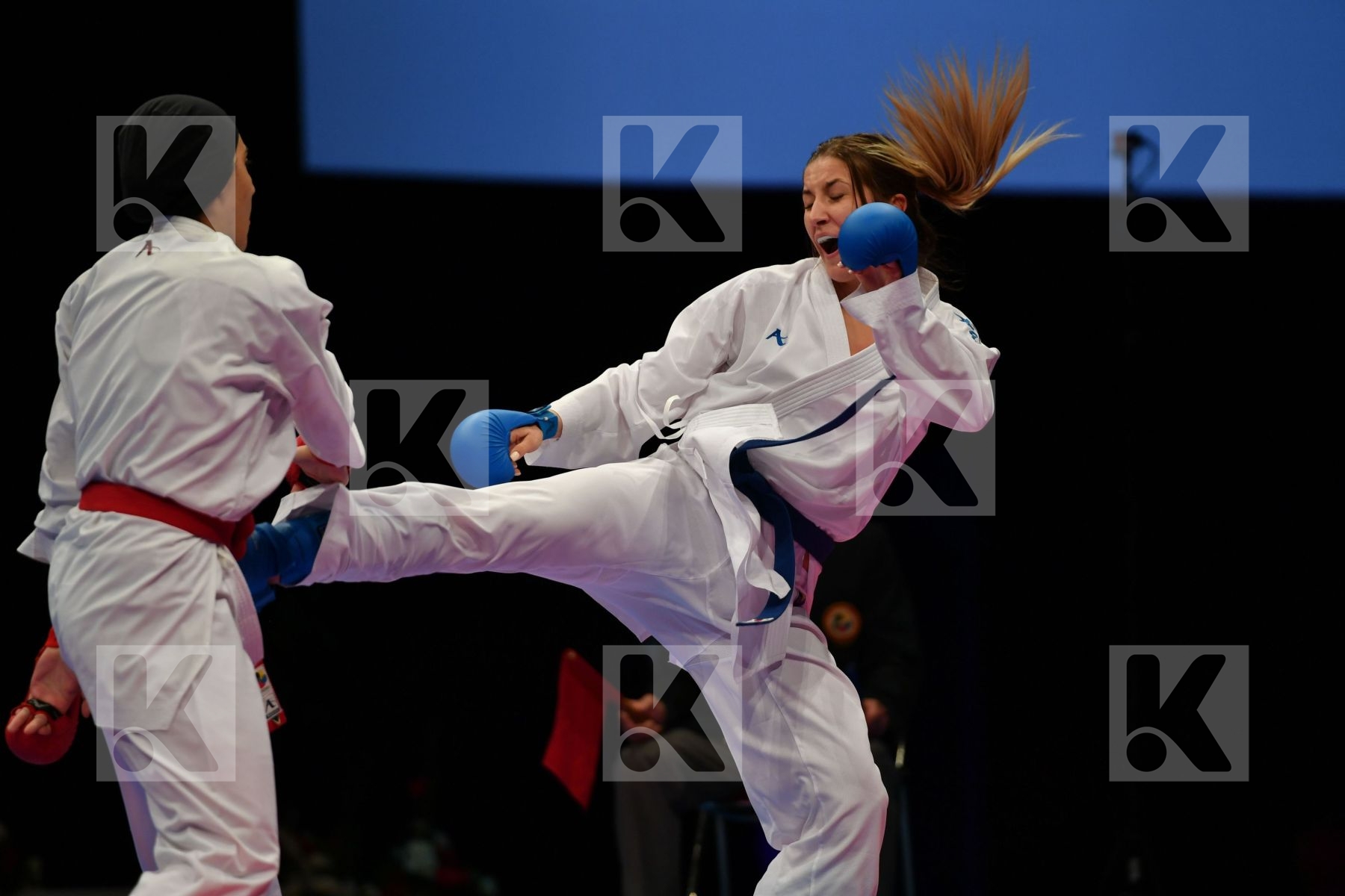 Egypt Female kumite -68 kg France Mohamed Nada Zaretska Iryna