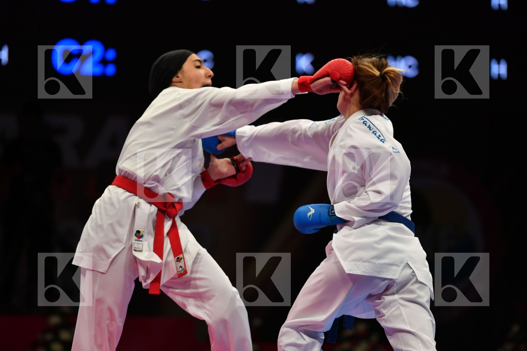 Egypt Female kumite -68 kg France Mohamed Nada Zaretska Iryna