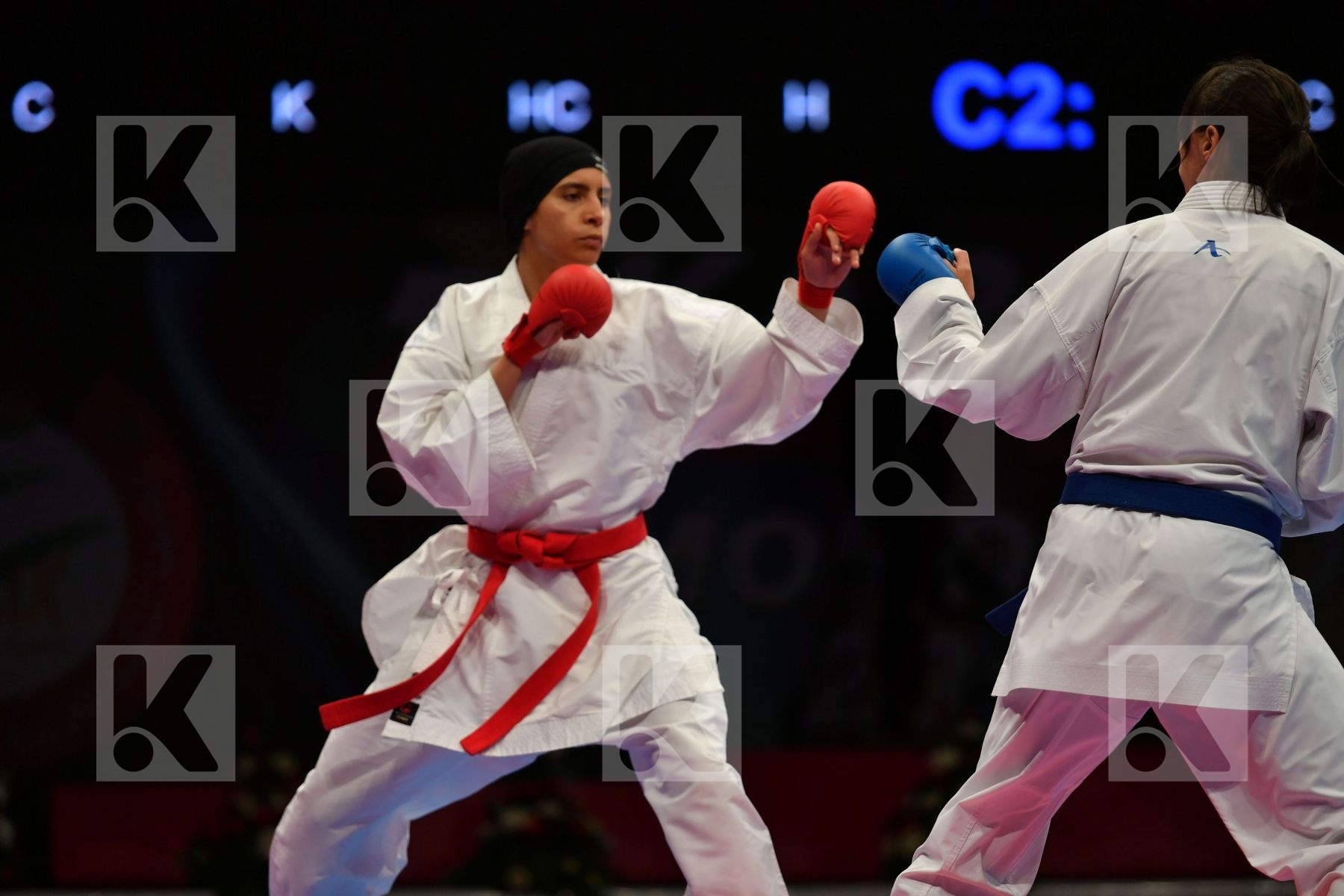 Espinosa Maria Female kumite -61 kg Morocco Sadini Btissam Spain