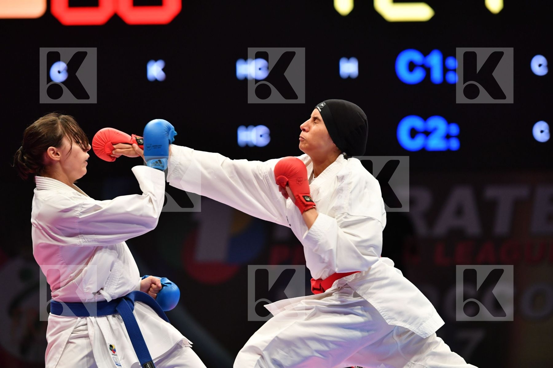 Espinosa Maria Female kumite -61 kg Morocco Sadini Btissam Spain