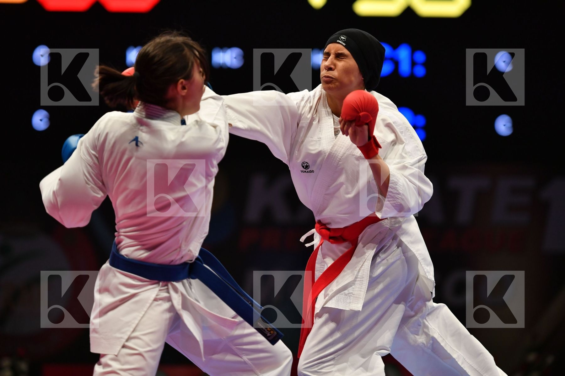 Espinosa Maria Female kumite -61 kg Morocco Sadini Btissam Spain
