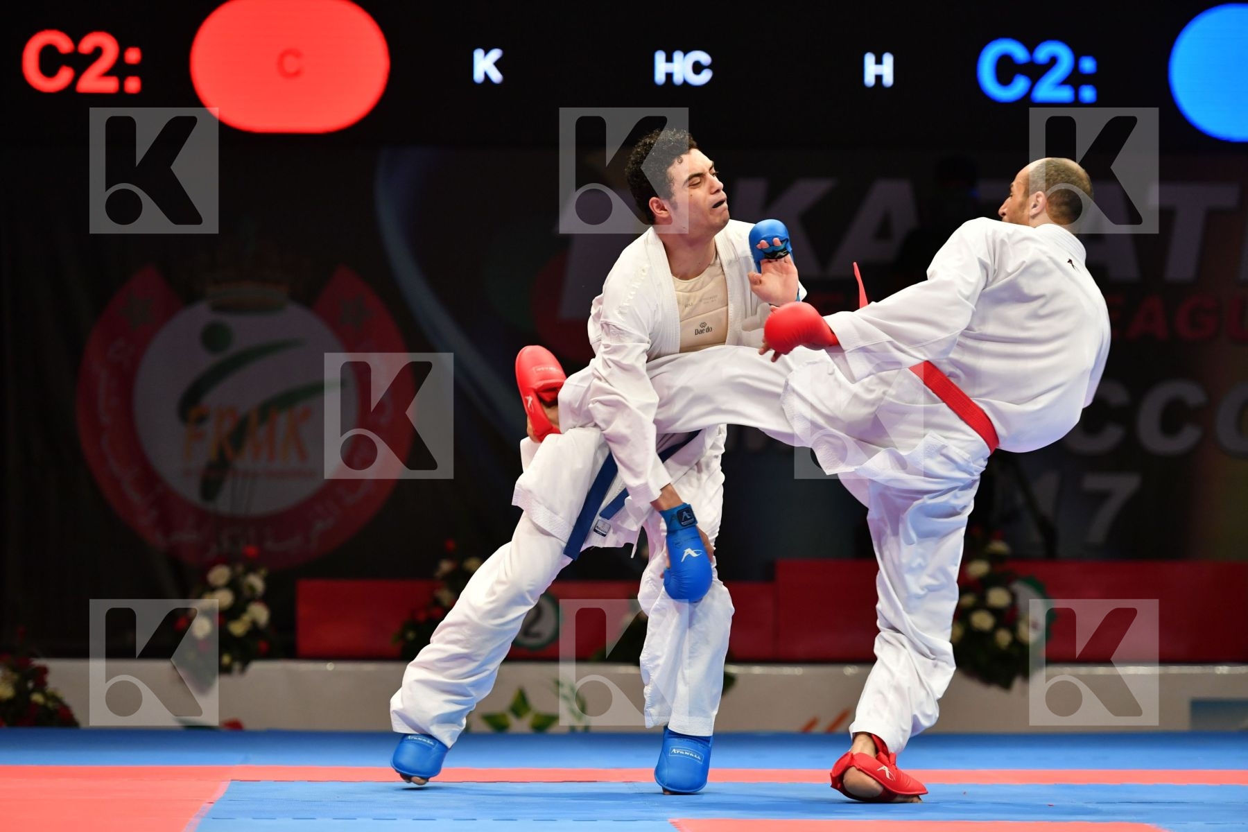 Egypt Elmasry Ahmed Male kumite -84 kg Morocco Oufkir Iliass