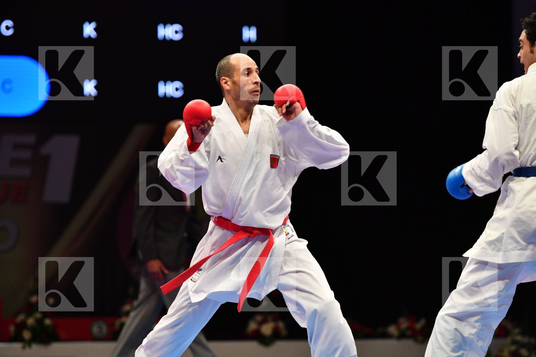 Egypt Elmasry Ahmed Male kumite -84 kg Morocco Oufkir Iliass