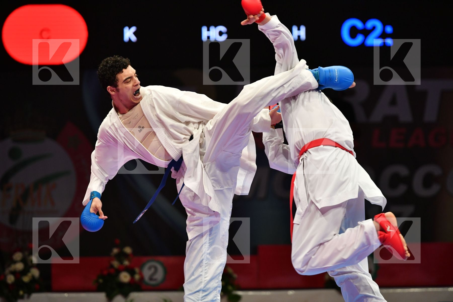 Egypt Elmasry Ahmed Male kumite -84 kg Morocco Oufkir Iliass